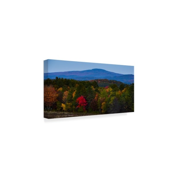 Brenda Petrella Photography Llc 'Smarts Mountain In Autumn' Canvas Art,12x24